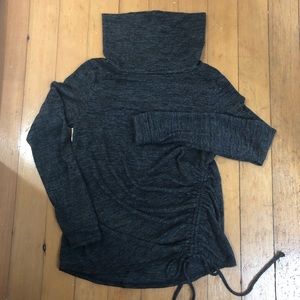 Cowl neck lightweight sweater